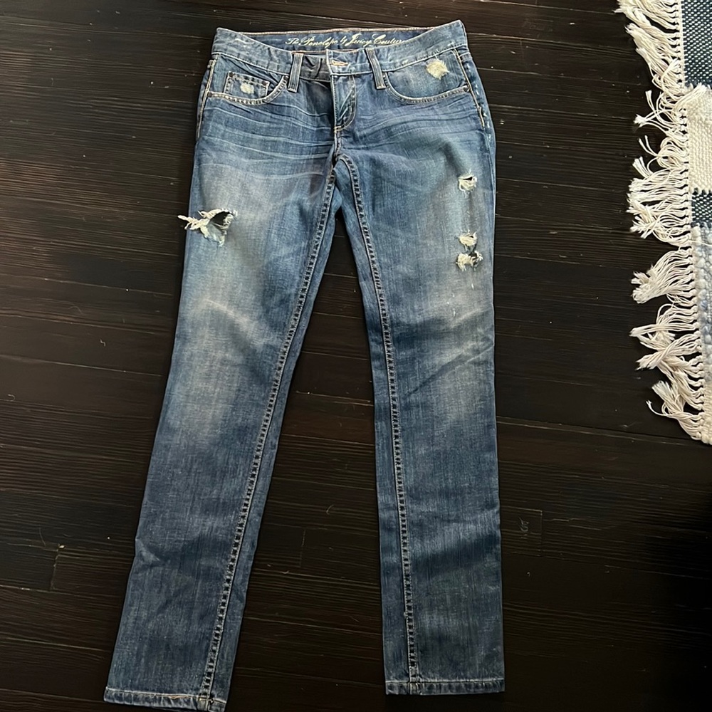 Juicy couture denim, the Penelope jean, size 28 like new.